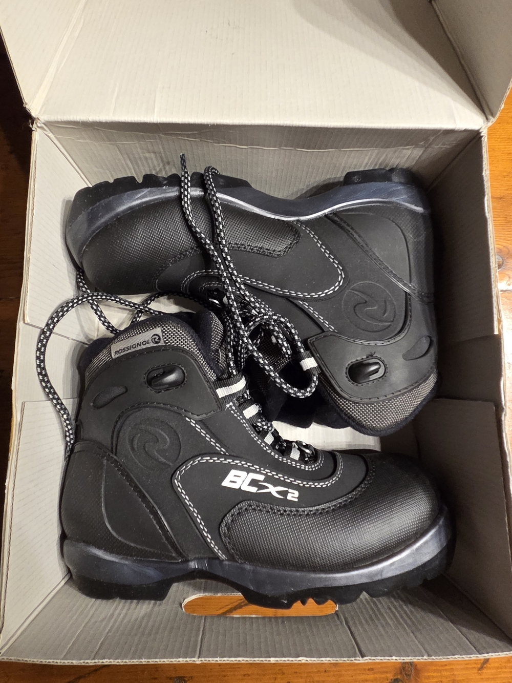 BCX 2 Brand New Women's Black Ski Boots, Nordic Boots, Rottefella, Size EU 37